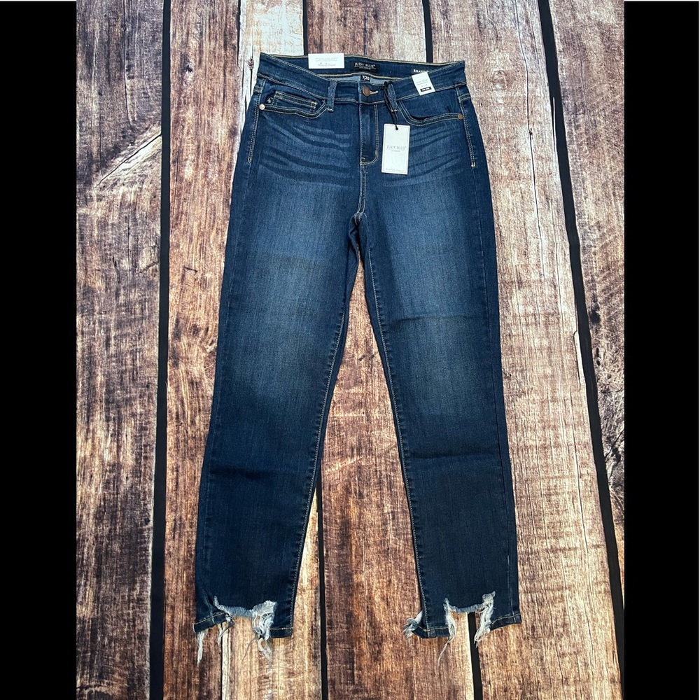 Judy blue relaxed fit mid rise jean